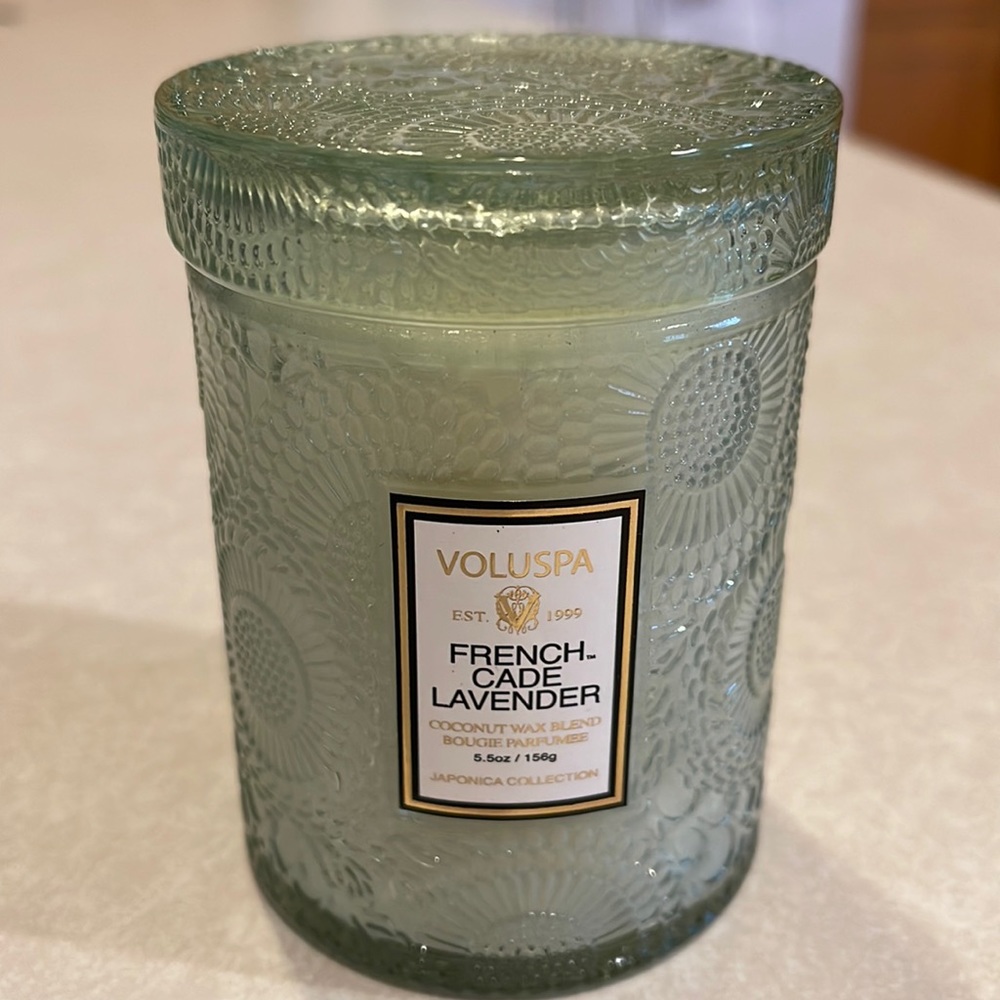 Brand New French Case Lavender Voluspa Candle